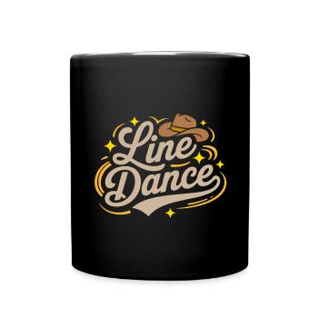 La danse en ligne : mon hobby - ma passion - mon truc - Mug uni - noir - Devant