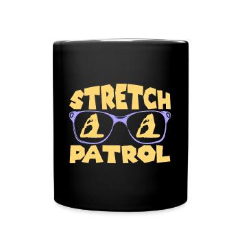 Yoga Stretch Patrol Funny Yoga - Mug uni - noir - Devant