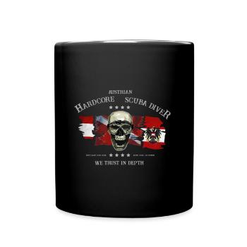 Plongeur autrichien plongeur extrême - autriche - Mug uni - noir - Devant