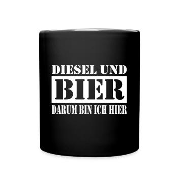 DIESEL POWER - Tasse einfarbig - Schwarz - Vorne