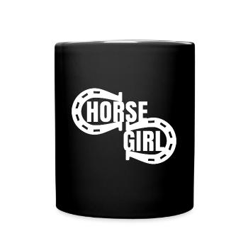 Rider Horse Horses Horse Lover Gift - Full Colour Mug - black - Front