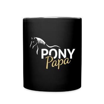 Ponypa Pony - Mug uni - noir - Devant