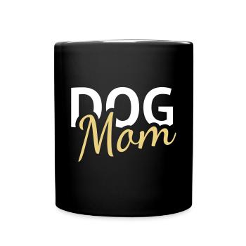 Chien Maman Chien - Mug uni - noir - Devant