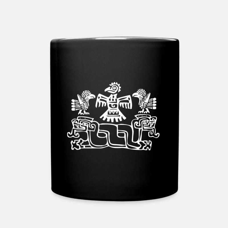 Aztèques, Mayas, Incas Signes mystiques - Mug uni - noir
