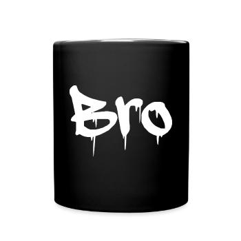 Bro - Tasse einfarbig - Schwarz - Vorne