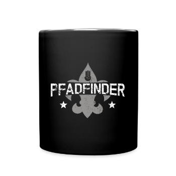 Pfadfinder - Tasse einfarbig - Schwarz - Vorne