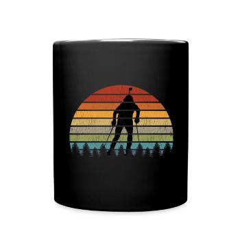 Biathlète Figure Biathlon Cadeau Sports d’hiver - Mug uni - noir - Devant
