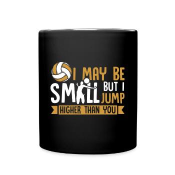 Beach Volley Frauen Volleyball Sport Geschenk - Tasse einfarbig - Schwarz - Vorne