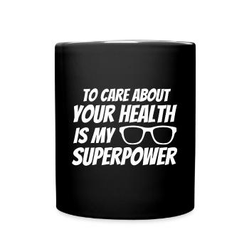 Augenarzt Optometrie Augenoptiker Optiker - Tasse einfarbig - Schwarz - Vorne