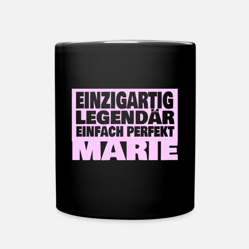 Marie - Tasse einfarbig - Schwarz