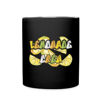 Zitronenlimonade Zitronen Limonade Lemonade Crew - Full Colour Mug - black - Front