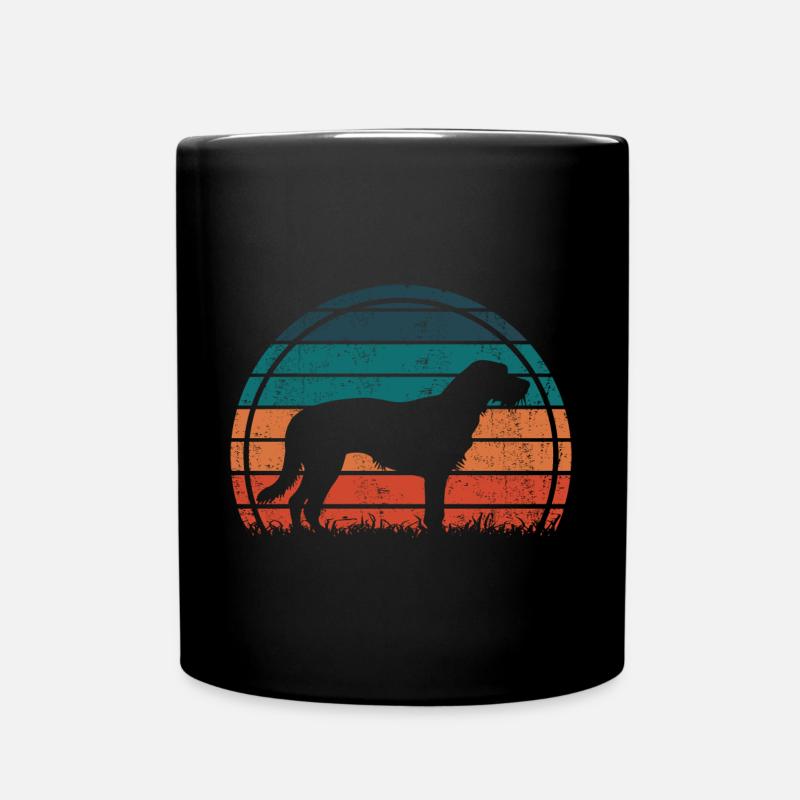 Kromfohrländer Kromi Hund Vintage Retro - Tasse einfarbig - Schwarz