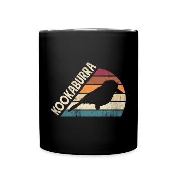 Kookaburra Birder Birdwatcher Ornithology - Full Colour Mug - black - Front