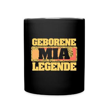 Mia - Tasse einfarbig - Schwarz - Vorne