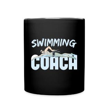 Entraîneur de natation Entraîneur de natation - Mug uni - noir - Devant