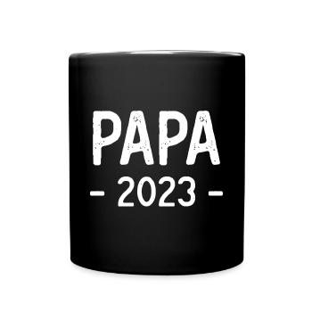 Dad 2023 Future Dad 2023 Gift Father 2023 - Full Colour Mug - black - Front