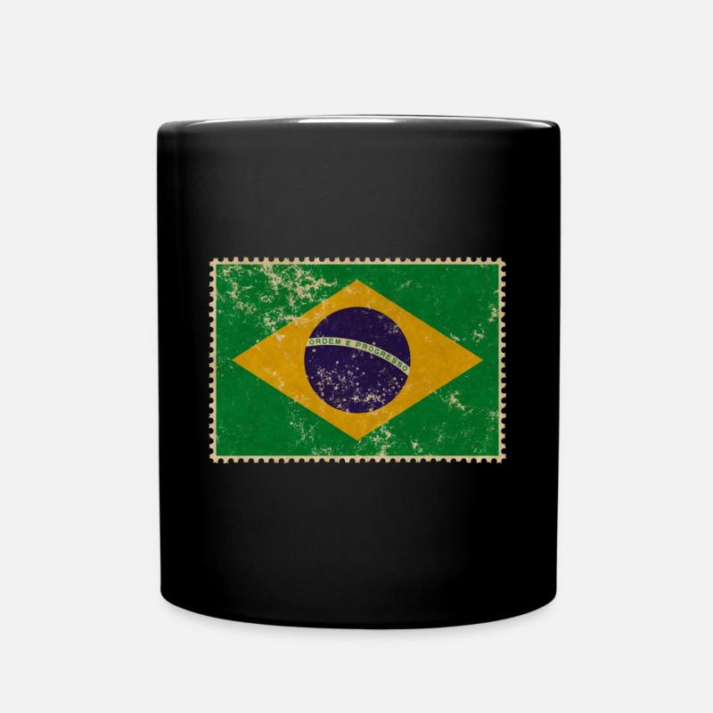 Brasilien - Tasse einfarbig - Schwarz