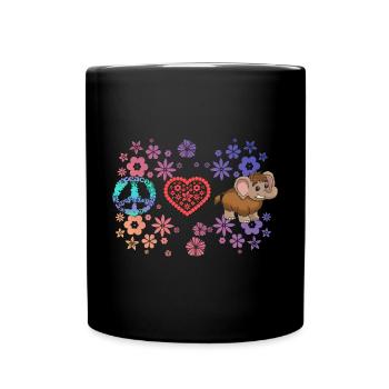 Mammut - Tasse einfarbig - Schwarz - Vorne