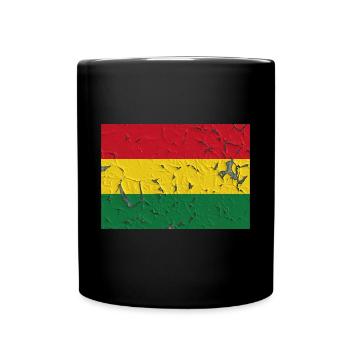 Bolivien - Tasse einfarbig - Schwarz - Vorne