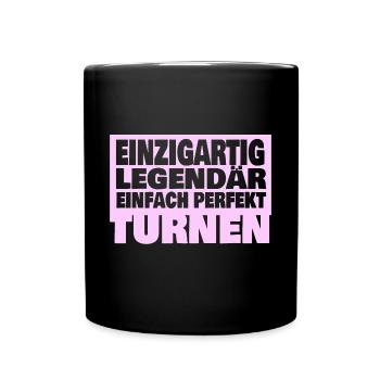 Turner - Tasse einfarbig - Schwarz - Vorne