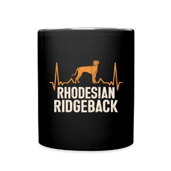 Rhodesian Ridgeback Dog - Full Colour Mug - black - Front