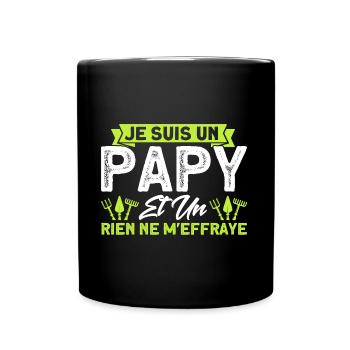 Gärtner Schrebergarten Gartenarbeit Geschenk - Tasse einfarbig - Schwarz - Vorne