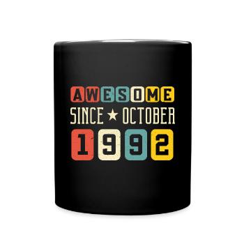 October 1992 - 30th birthday gift. Legend. - Full Colour Mug - black - Front