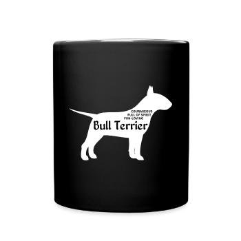 Bullterrier Bull Terrier - Mug uni - noir - Devant
