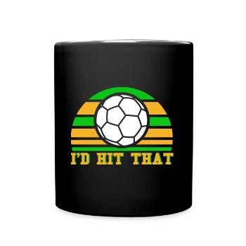 Fan de football gaélique Équipe d’Irlande - Mug uni - noir - Devant