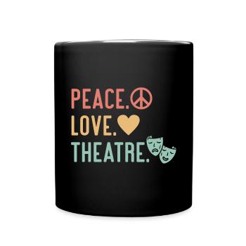 Schauspielerin Drama Broadway Musical Theater - Tasse einfarbig - Schwarz - Vorne