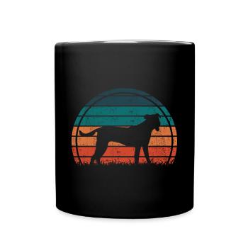 Bardino Majorero Canario Vintage Rétro - Mug uni - noir - Devant
