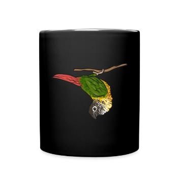 Molina Perruche Perroquet Oiseau Perruche Soleil - Mug uni - noir - Devant
