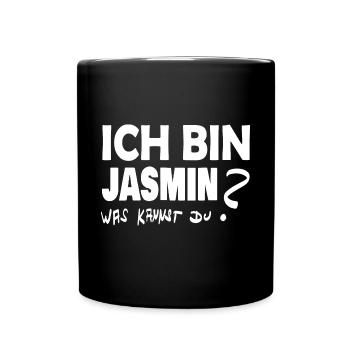 jasmin - Tasse einfarbig - Schwarz - Vorne
