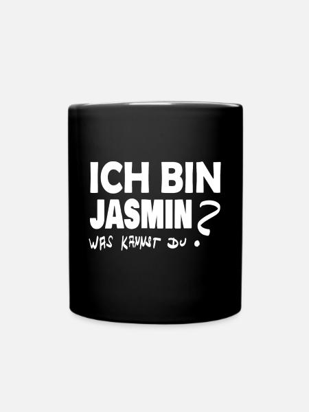 jasmin - Tasse einfarbig - Schwarz