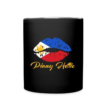 Girls Design für stolze Pinays - Tasse einfarbig - Schwarz - Vorne