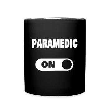 Sanitäter - Tasse einfarbig - Schwarz - Vorne