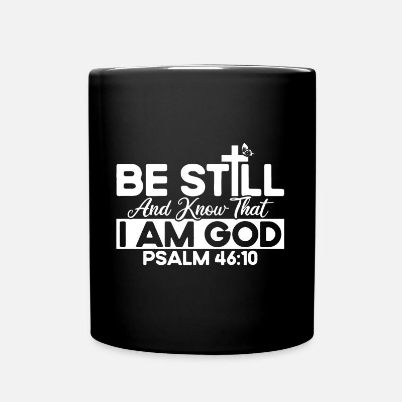 Inspirierend Christlich Religiös Geschenk - Tasse einfarbig - Schwarz