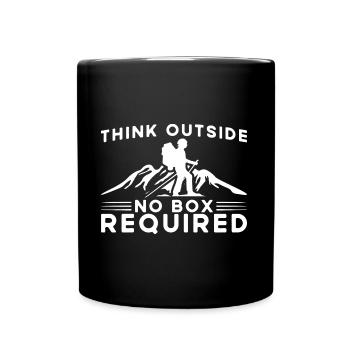 Randonnée Randonnée Cadeau de Randonnée - Mug uni - noir - Devant