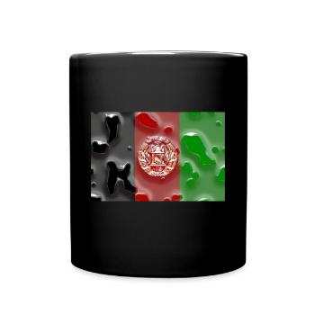 Afghanistan - Tasse einfarbig - Schwarz - Vorne