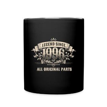 Retro Vintage Legend Since 1996 All Original Parts - Tasse einfarbig - Schwarz - Vorne