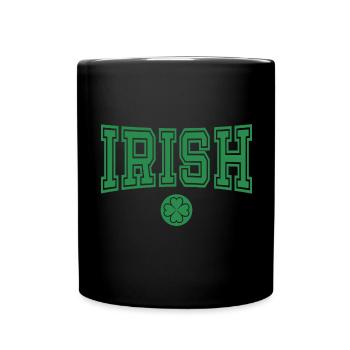 Cadeau de la Saint-Patrick Trèfle Hommes, Femmes, Enfants - Mug uni - noir - Devant