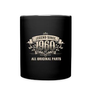 Retro Vintage Legend Since 1960 Original Parts - Tasse einfarbig - Schwarz - Vorne