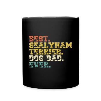 Sealyham Terrier Dad Papa Master Dog Papa - Full Colour Mug - black - Front