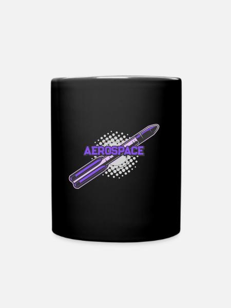 Cosmos spatial de fusée - Mug uni - noir