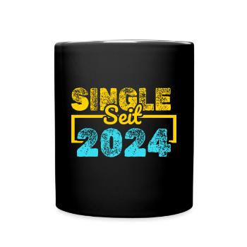 seit 2024 - Tasse einfarbig - Schwarz - Vorne
