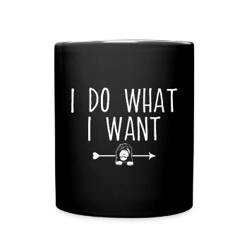 Sheepadoodle Doodle Dog - Full Colour Mug - black - Front