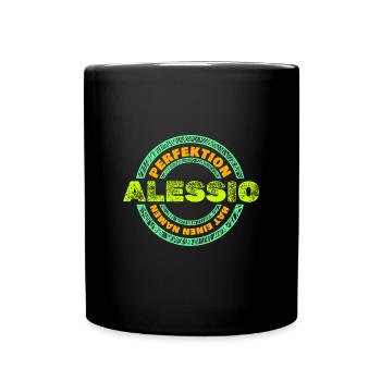 Perfekt Alessio - Tasse einfarbig - Schwarz - Vorne