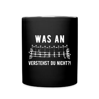 Straßenbauer Bauingenieur Straßenbau Geschenk - Tasse einfarbig - Schwarz - Vorne