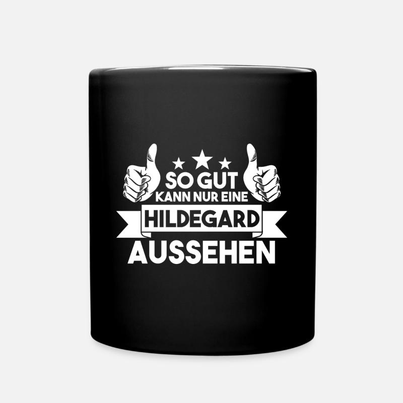 Hildegard - Tasse einfarbig - Schwarz