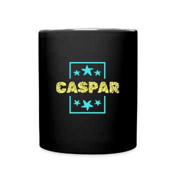 Prénom Anniversaire Caspar - Mug uni - noir - Devant
